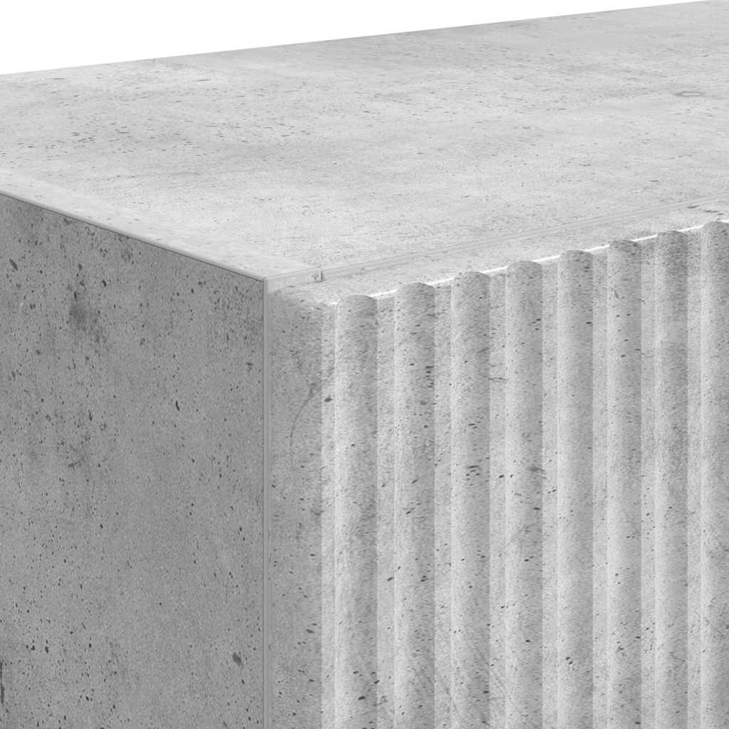 Dulap TV de perete Pe perete Gri din beton 59,5 x 31 x 40 cm — imaginea 10