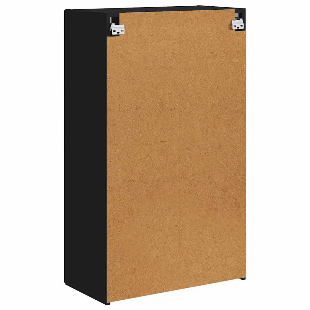 Dulap TV de perete Negru 59,5 x 31 x 100 cm Lemn compozit — imaginea 9