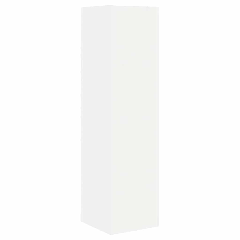 Dulap de colt Alb 27,5x27x102cm Lemn compozit — imaginea 8