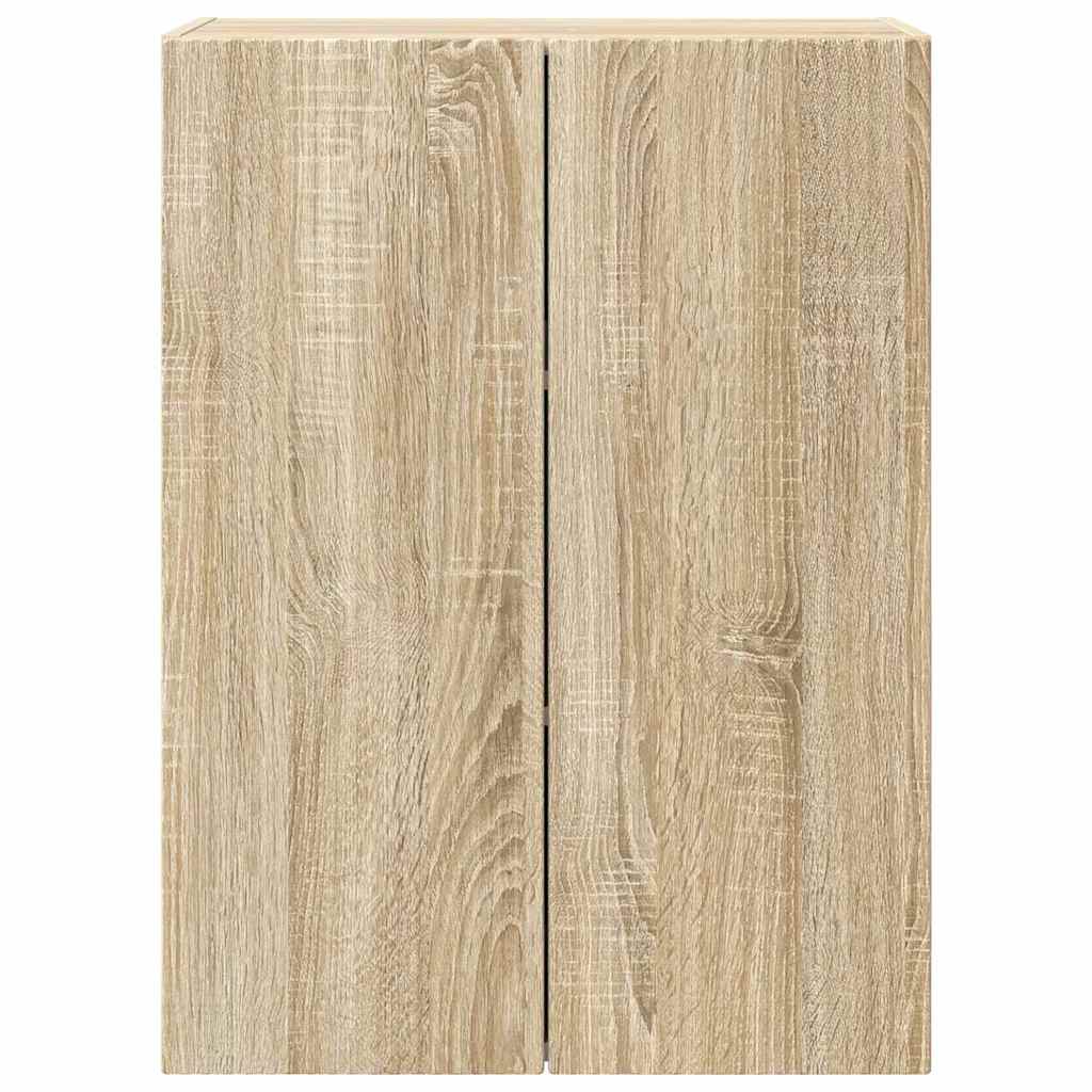 Dulap TV de perete Pe perete Stejar Sonoma 59,5 x 31 x 80 cm — imaginea 7