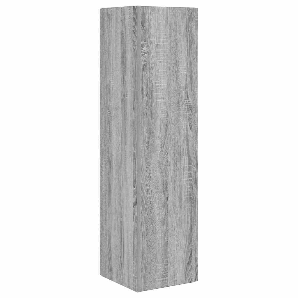 Dulap de colt Alb 27,5x27x102cm Lemn compozit — imaginea 8