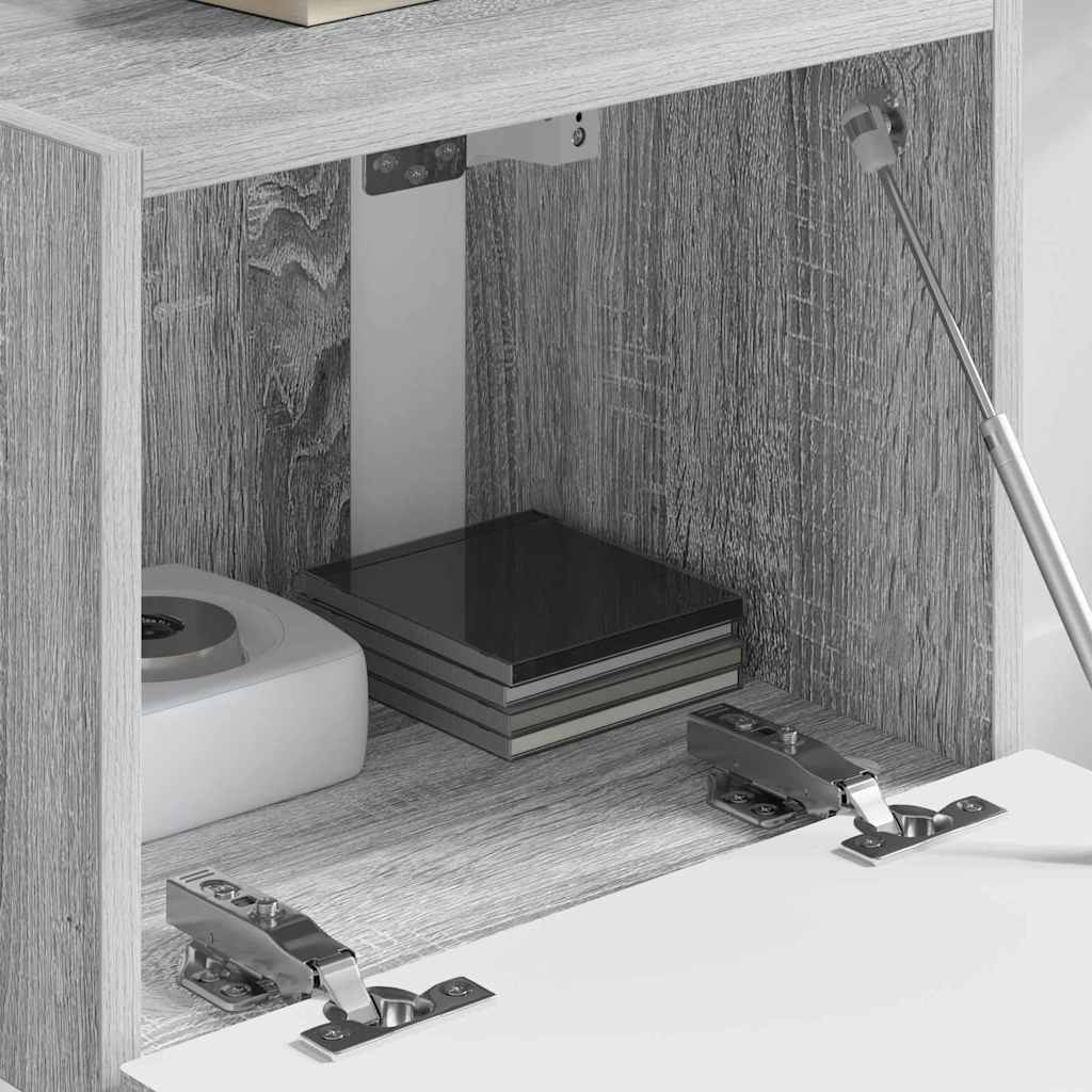 Dulap TV de perete Gri Sonoma 60 x 31 x 29.5 cm Lemn compozit — imaginea 5