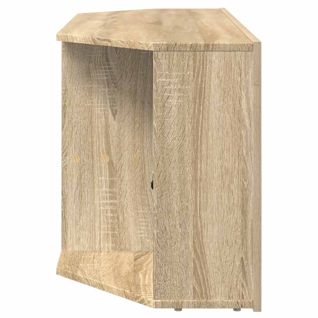 Sifonier LED pentru TV coltar Stejar Sonoma 102 x 40 x 50 cm — imaginea 10