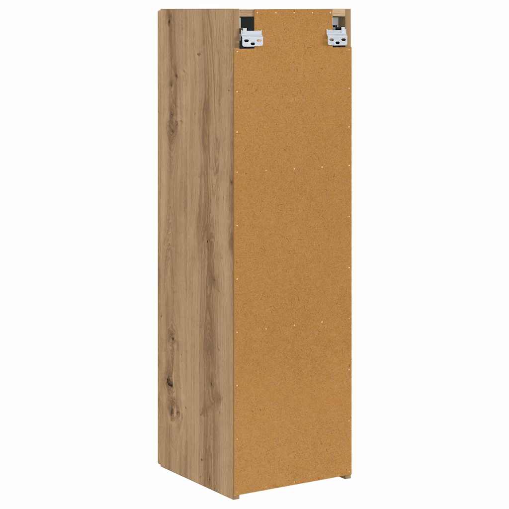 Dulap TV de perete 2 pcs Stejar artizanal 30 x 31 x 100 cm — imaginea 3