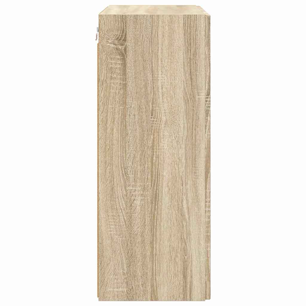Dulap TV de perete Pe perete Stejar Sonoma 59,5 x 31 x 80 cm — imaginea 8