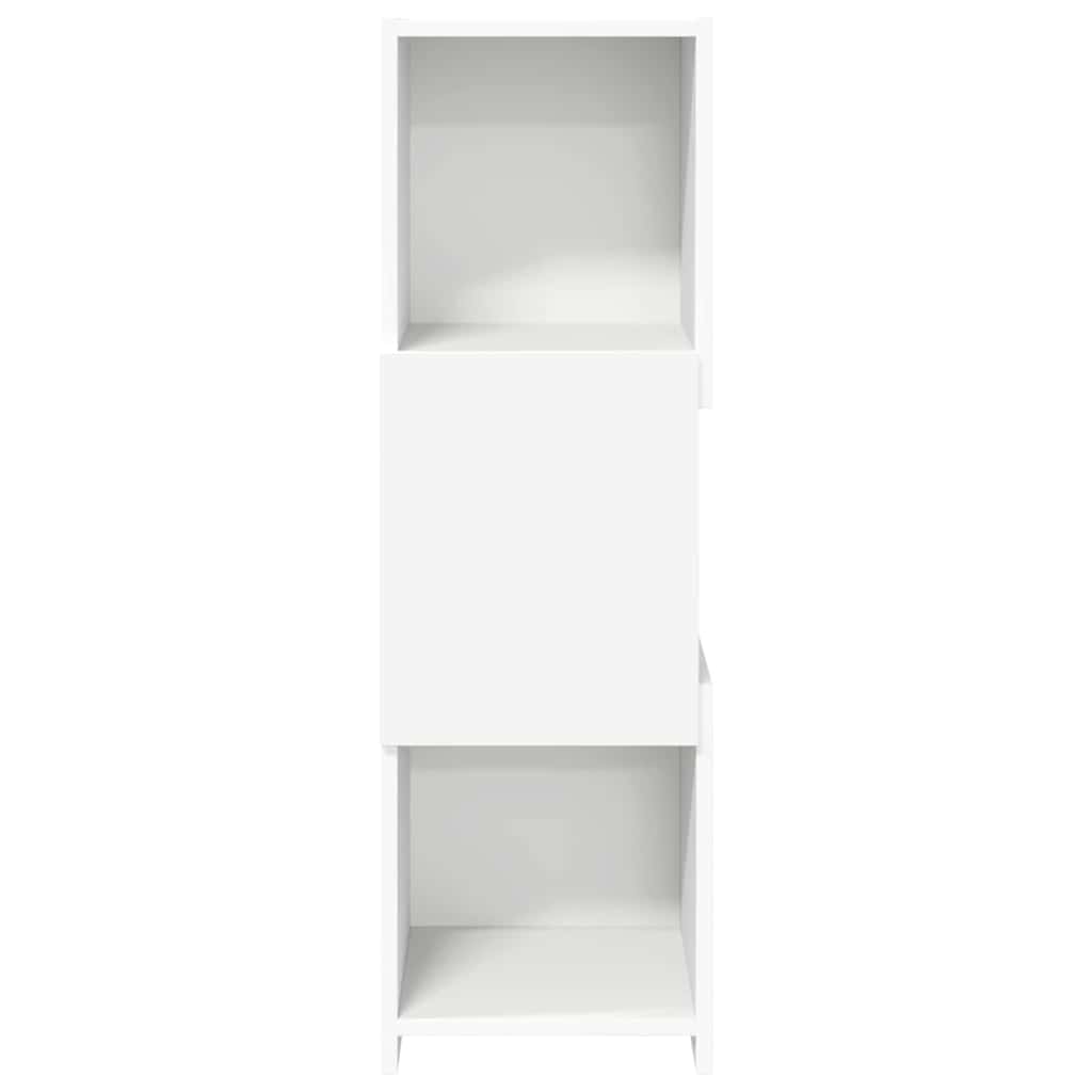 Dulap de colt Alb 30,5x30x95cm Lemn compozit — imaginea 6