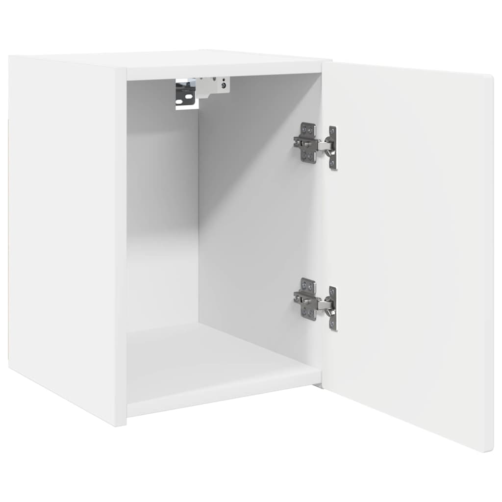 Dulap TV de perete Pe perete Alb 30 x 31 x 40 cm Lemn compozit — imaginea 6