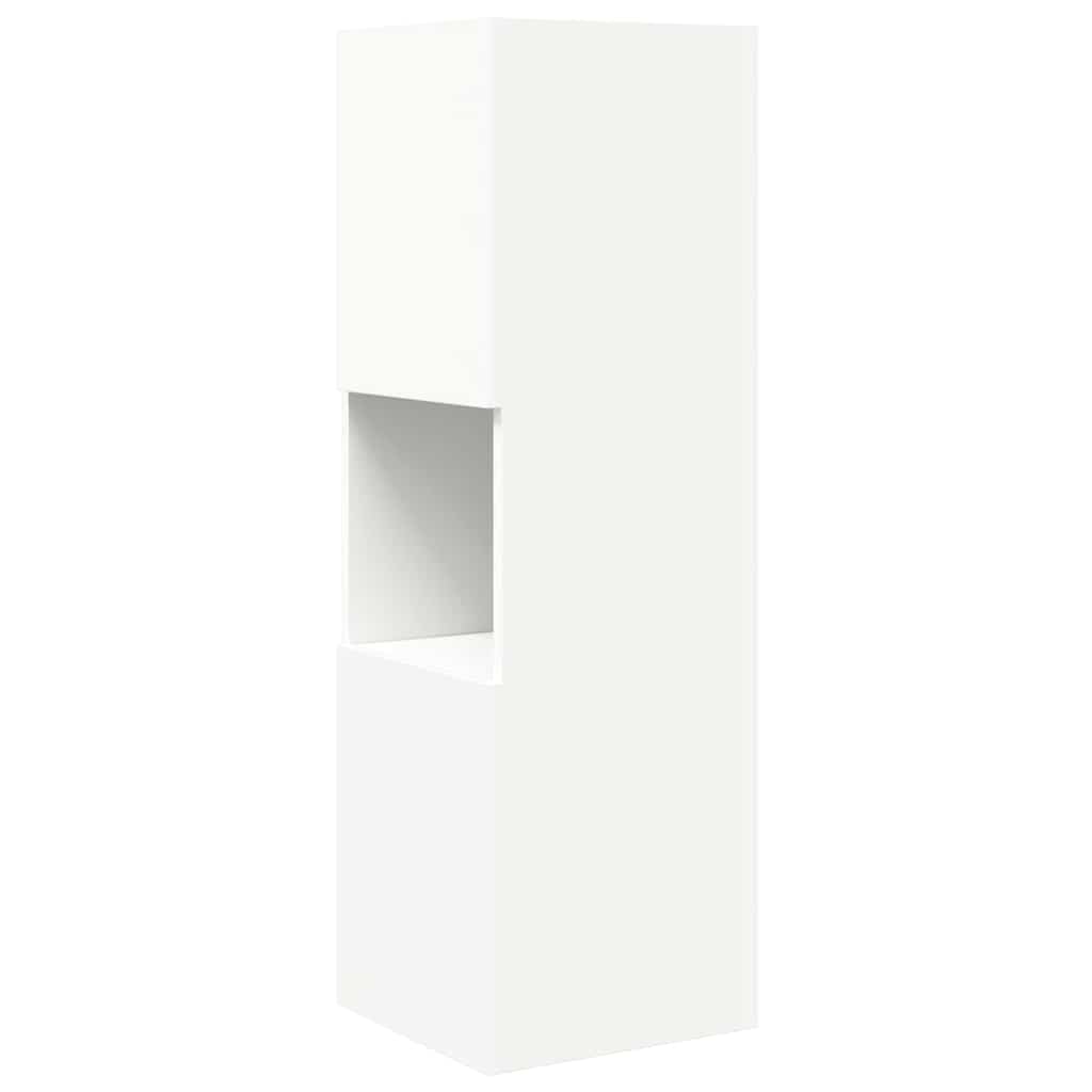 Dulap de colt Alb 30,5x30x95cm Lemn compozit — imaginea 8
