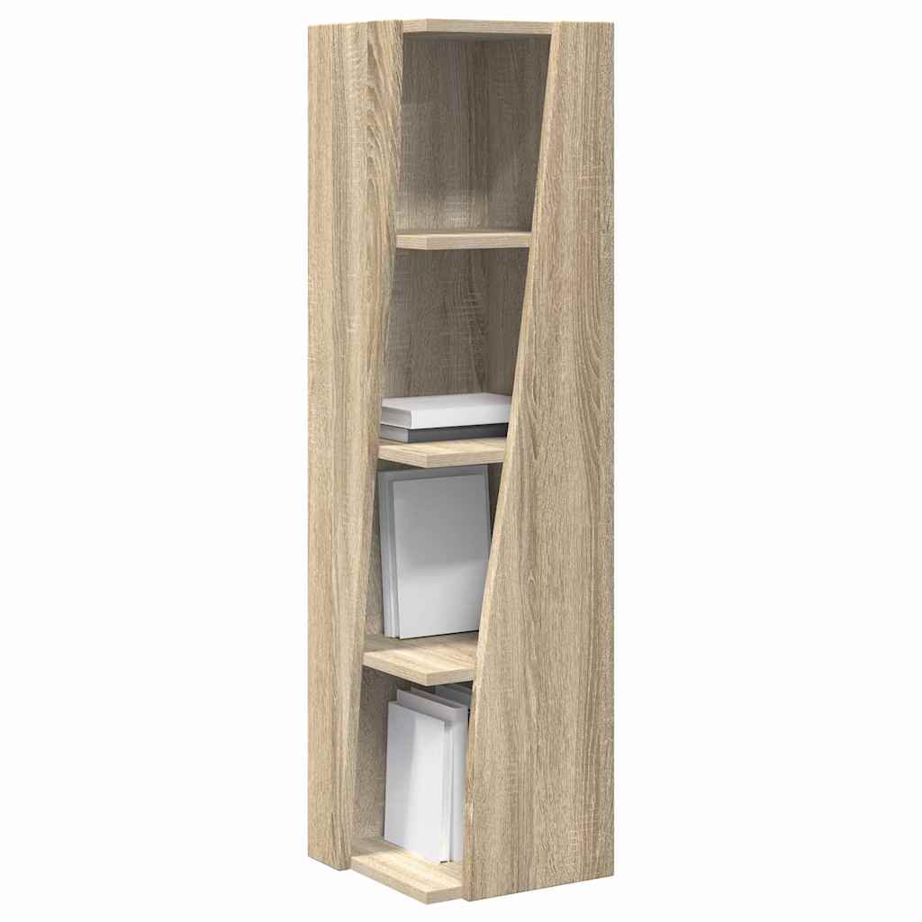 Dulap de colt Alb 27,5x27x102cm Lemn compozit — imaginea 4