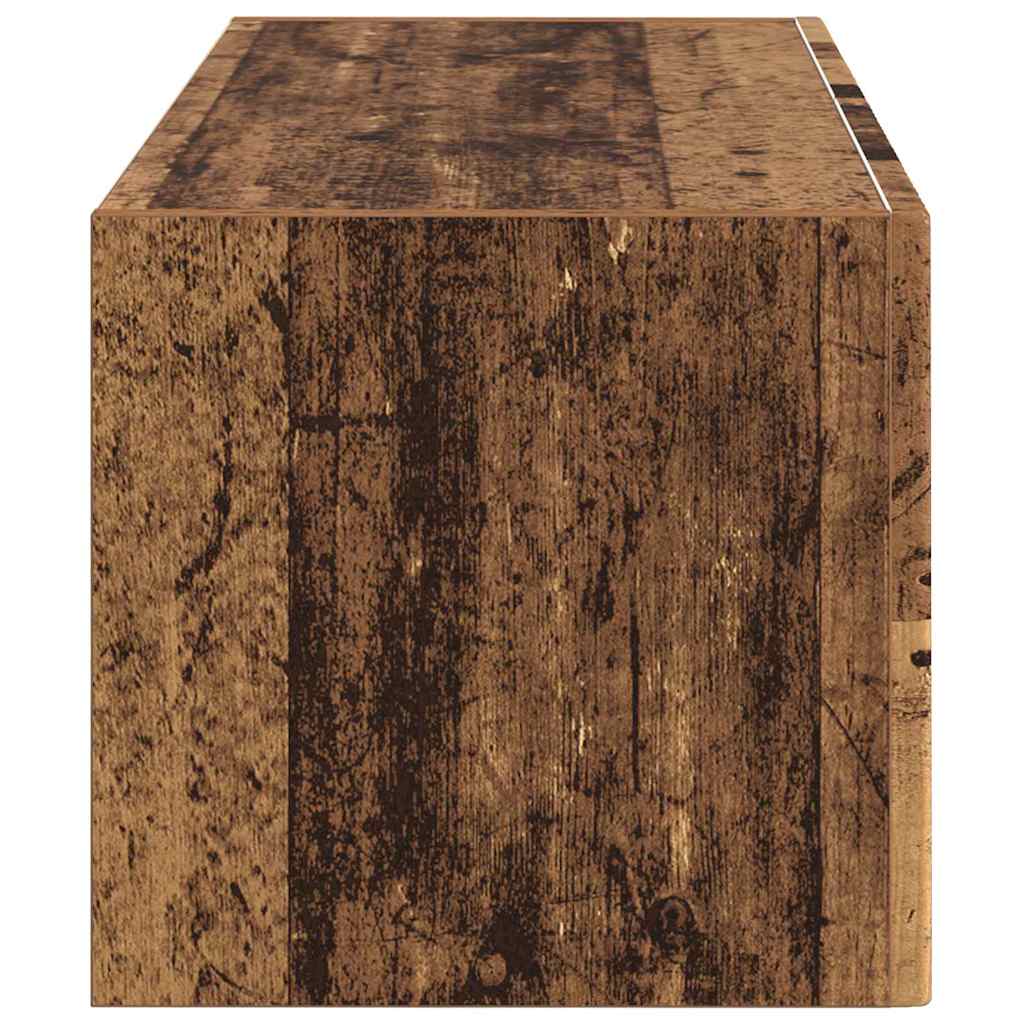 Dulap TV de perete Lemn Vechi 60 x 31 x 29.5 cm Lemn compozit — imaginea 8