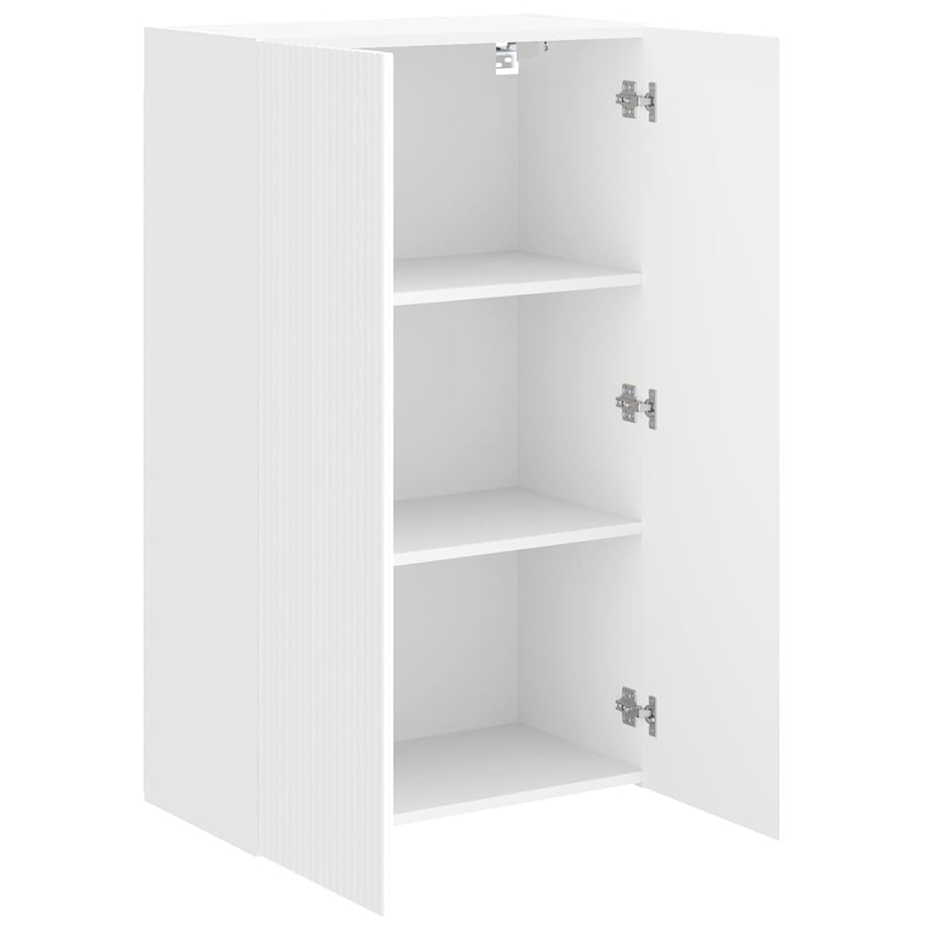 Dulap TV de perete Alb 59,5 x 31 x 100 cm Lemn compozit — imaginea 6