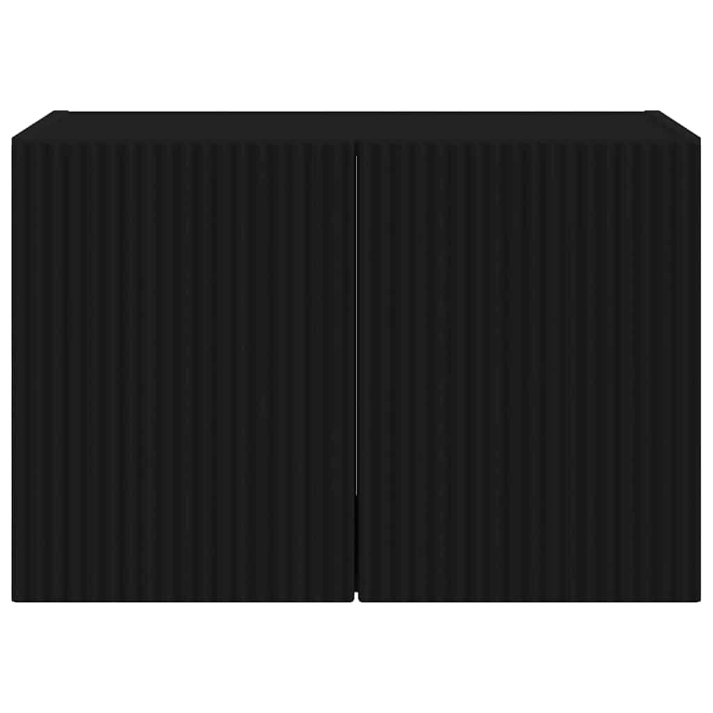 Dulap TV de perete Negru 59,5 x 31 x 40 cm Lemn compozit — imaginea 7