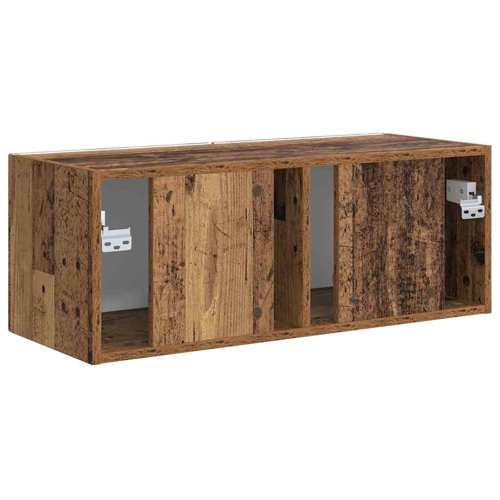 Dulap TV de perete Lemn Vechi 60 x 31 x 29.5 cm Lemn compozit — imaginea 9