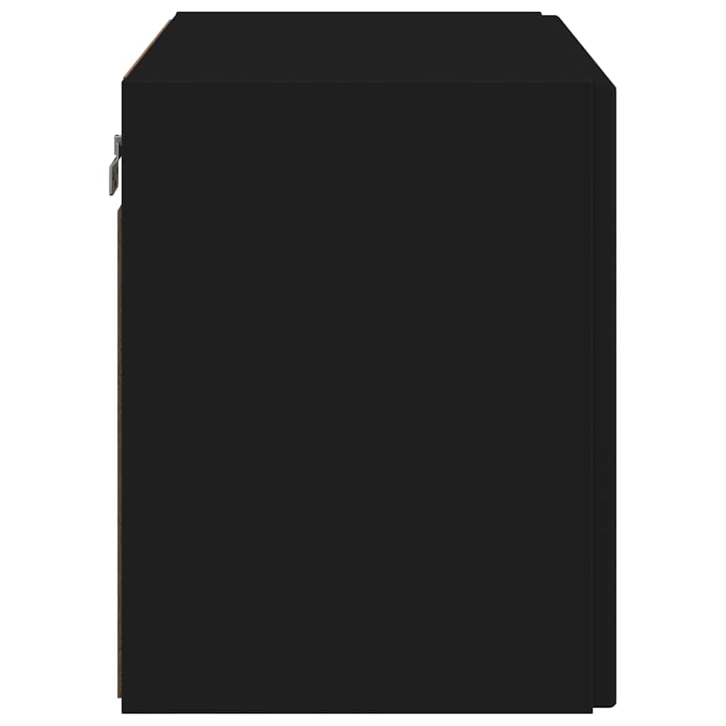 Dulap TV de perete Negru 59,5 x 31 x 40 cm Lemn compozit — imaginea 8