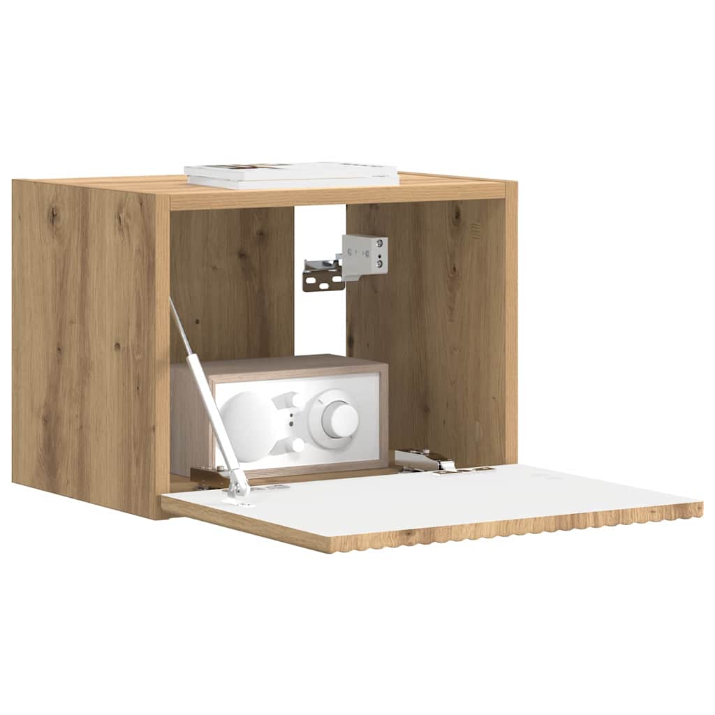 Dulap TV de perete Pe perete Stejar artizanal 60 x 31 x 29.5 cm — imaginea 4