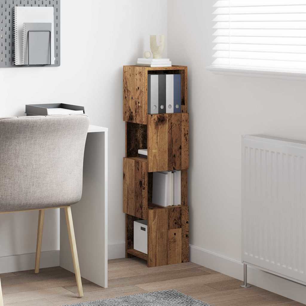 Dulap de colt Alb 25,5x25x102cm Lemn compozit — imaginea 5