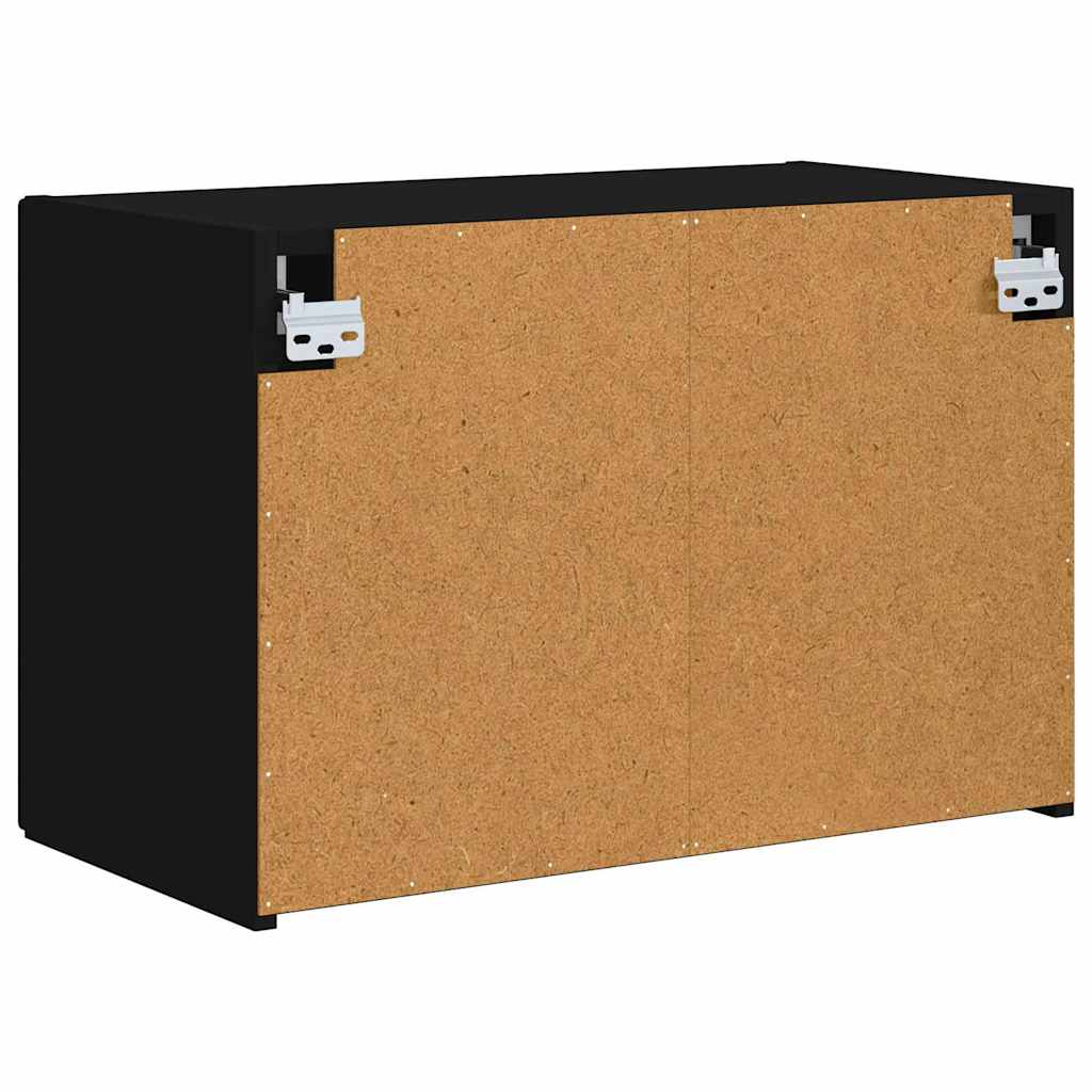 Dulap TV de perete Negru 59,5 x 31 x 40 cm Lemn compozit — imaginea 9