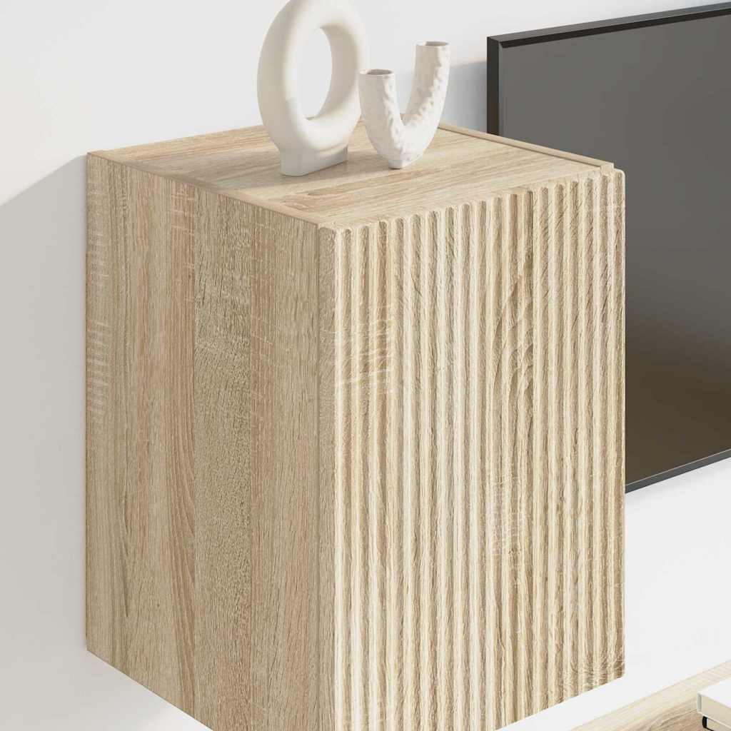Dulap TV de perete Sonoma 30 x 31 x 40 cm Lemn compozit — imaginea 5