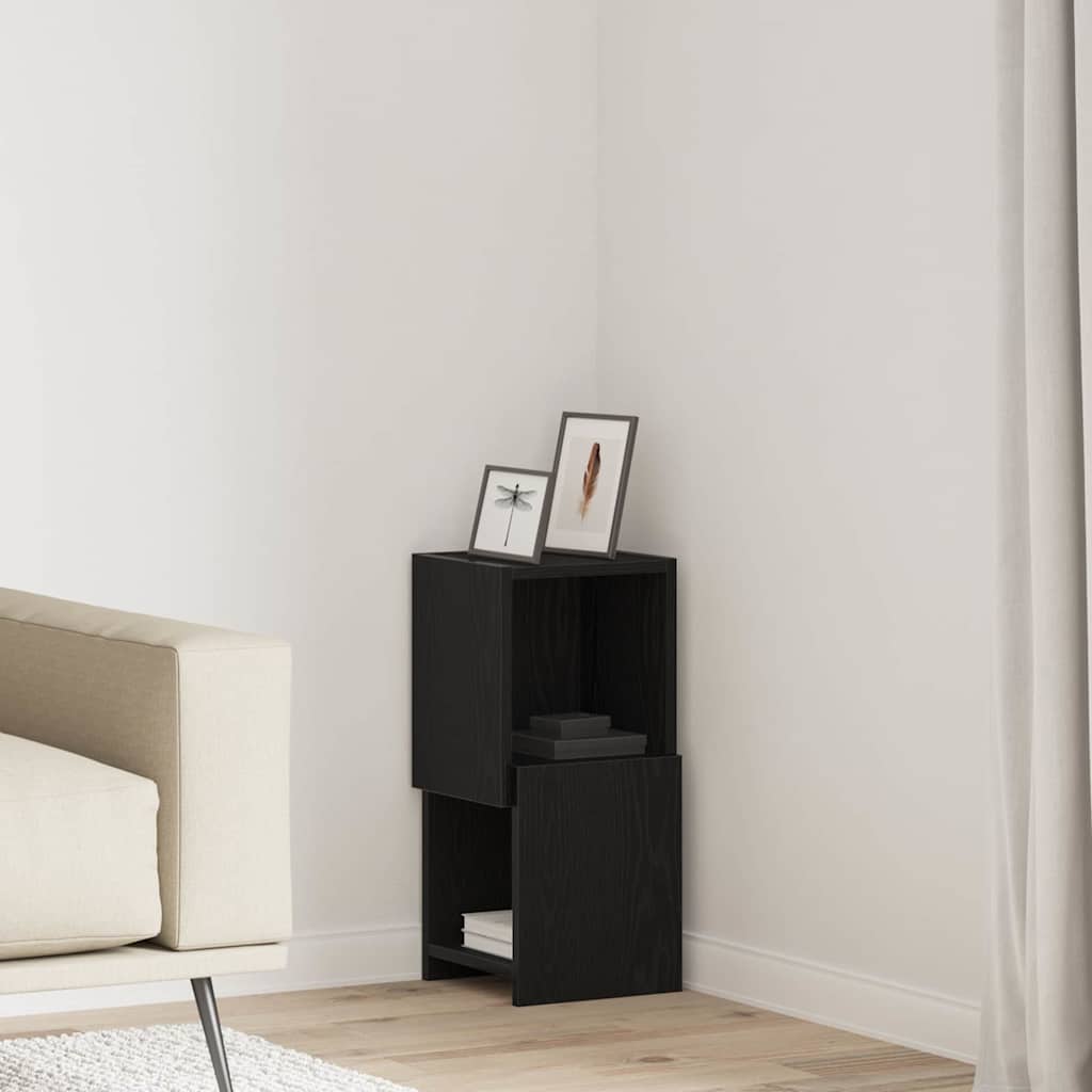 Dulap de colt Alb 25,5x25x55cm Lemn compozit — imaginea 2