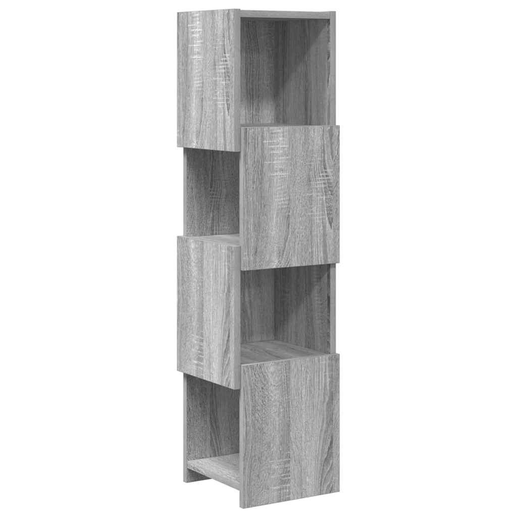 Dulap de colt Alb 25,5x25x102cm Lemn compozit