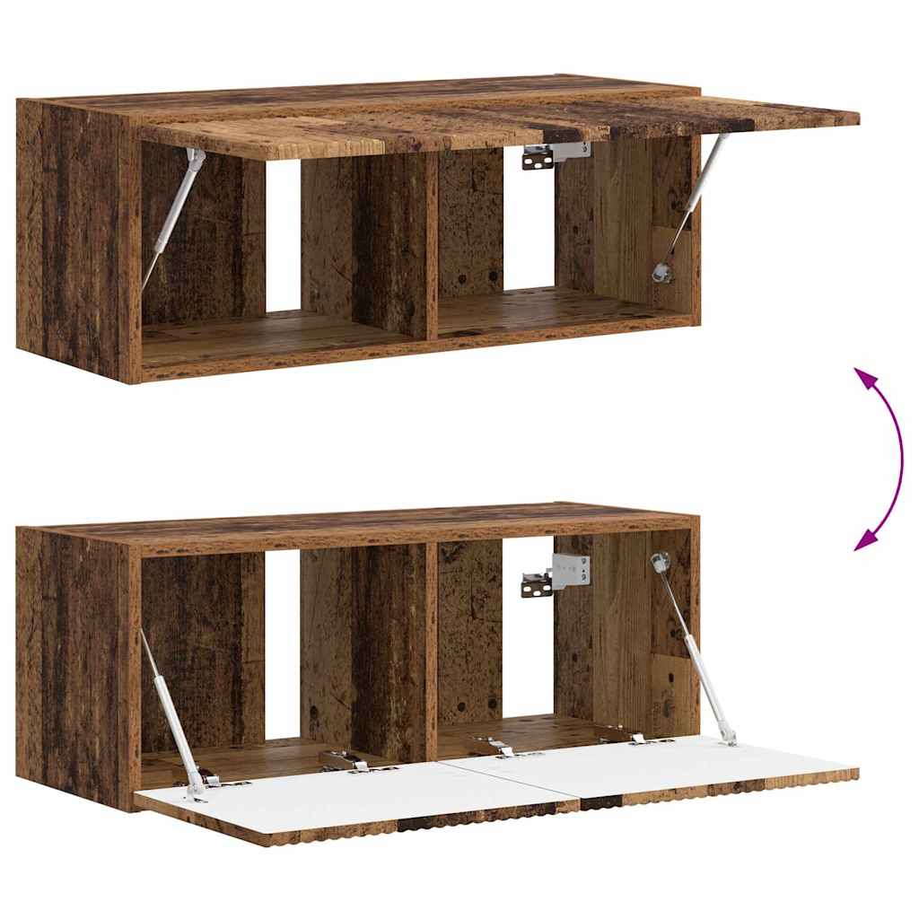 Dulap TV de perete Lemn Vechi 60 x 31 x 29.5 cm Lemn compozit — imaginea 12