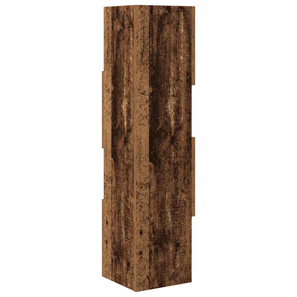 Dulap de colt Alb 25,5x25x102cm Lemn compozit — imaginea 8