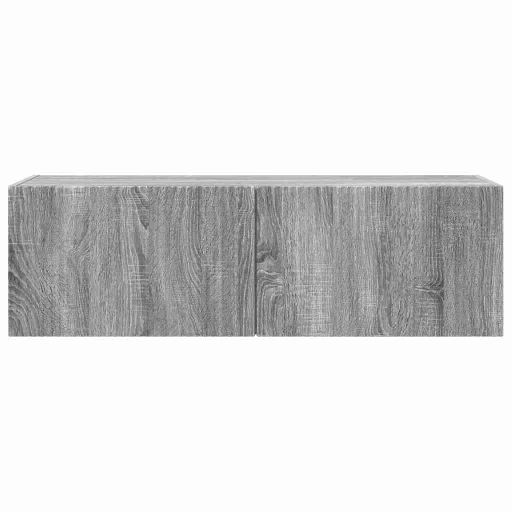 Dulap TV de perete Gri Sonoma 60 x 31 x 29.5 cm Lemn compozit — imaginea 7