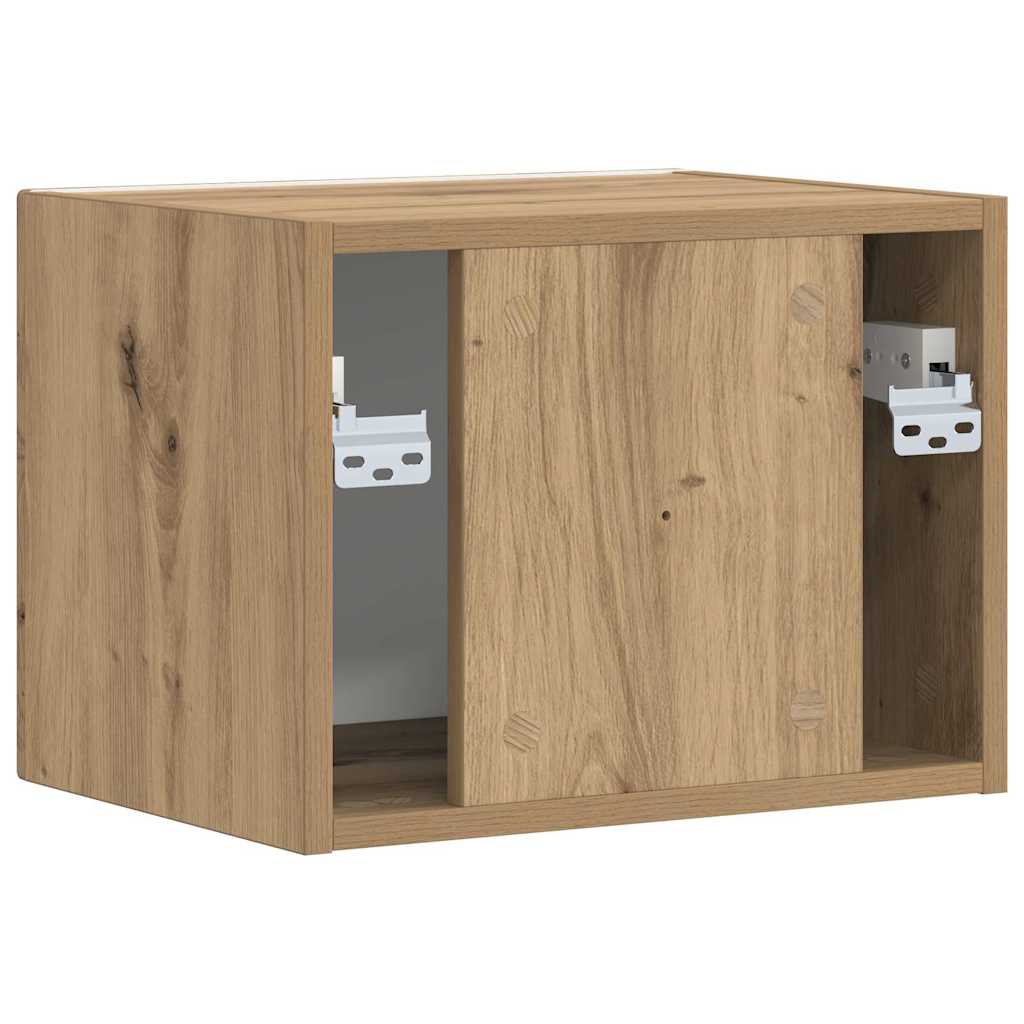 Dulap TV de perete Pe perete Stejar artizanal 60 x 31 x 29.5 cm — imaginea 9