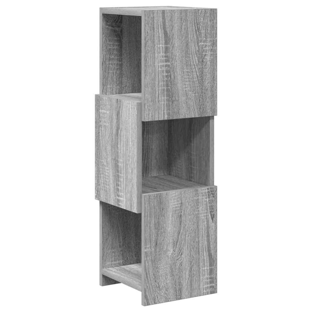 Dulap de colt Alb 25,5x25x80cm Lemn compozit