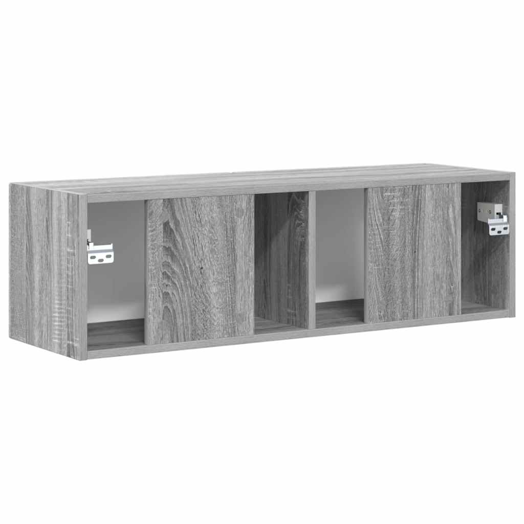 Dulap TV de perete Gri Sonoma 60 x 31 x 29.5 cm Lemn compozit — imaginea 9