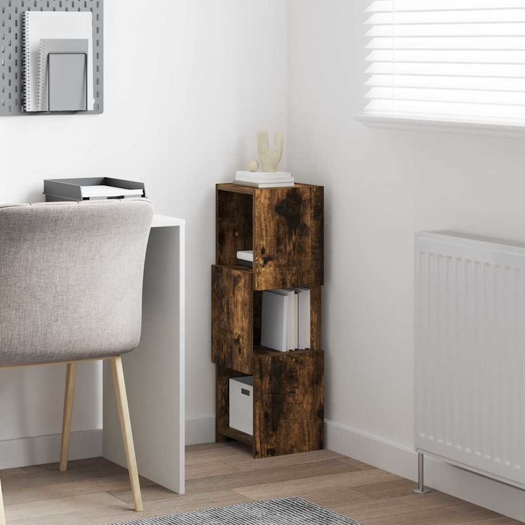 Dulap de colt Alb 25,5x25x80cm Lemn compozit — imaginea 5