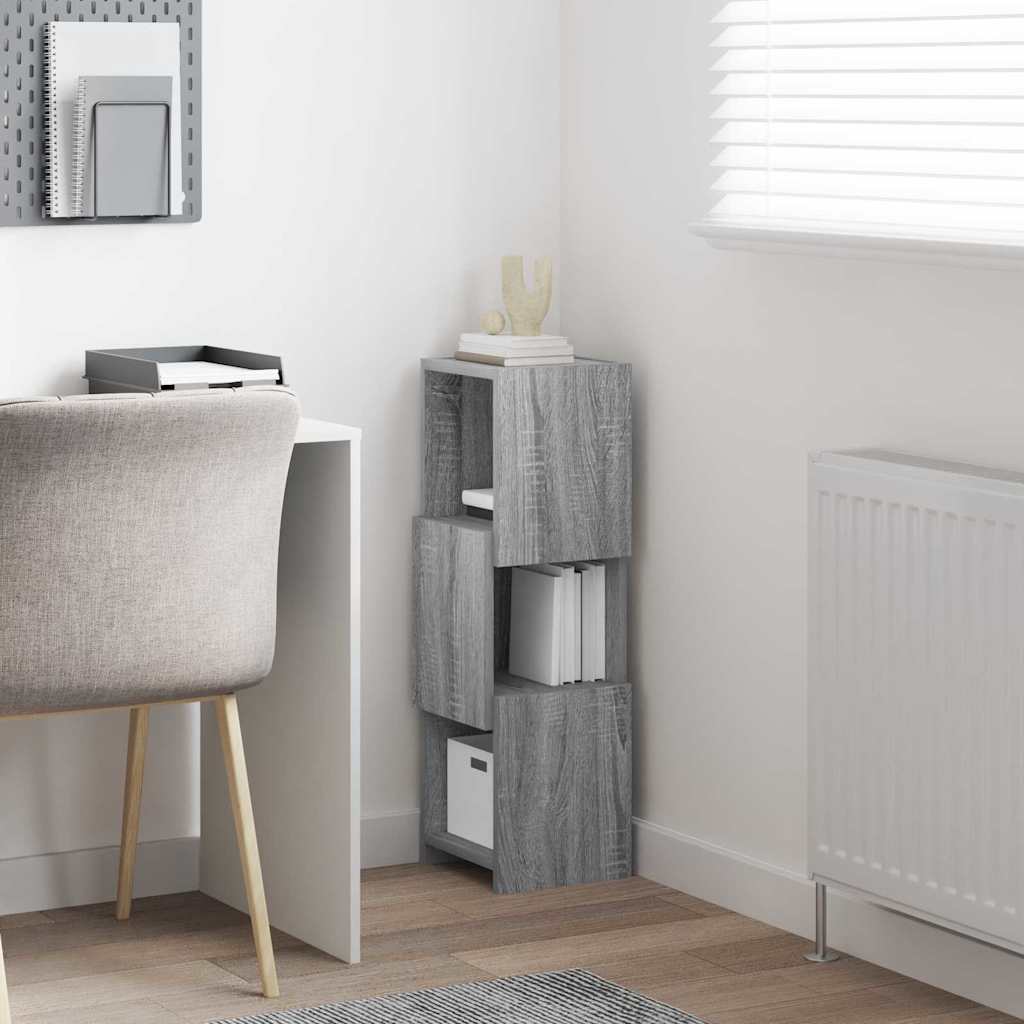 Dulap de colt Alb 25,5x25x80cm Lemn compozit — imaginea 5
