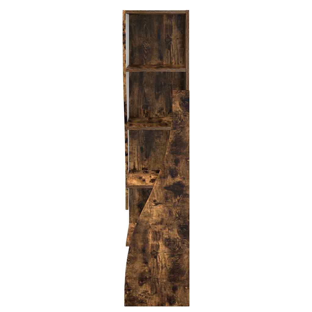 Dulap de colt Alb 32x32x140cm Lemn compozit — imaginea 6