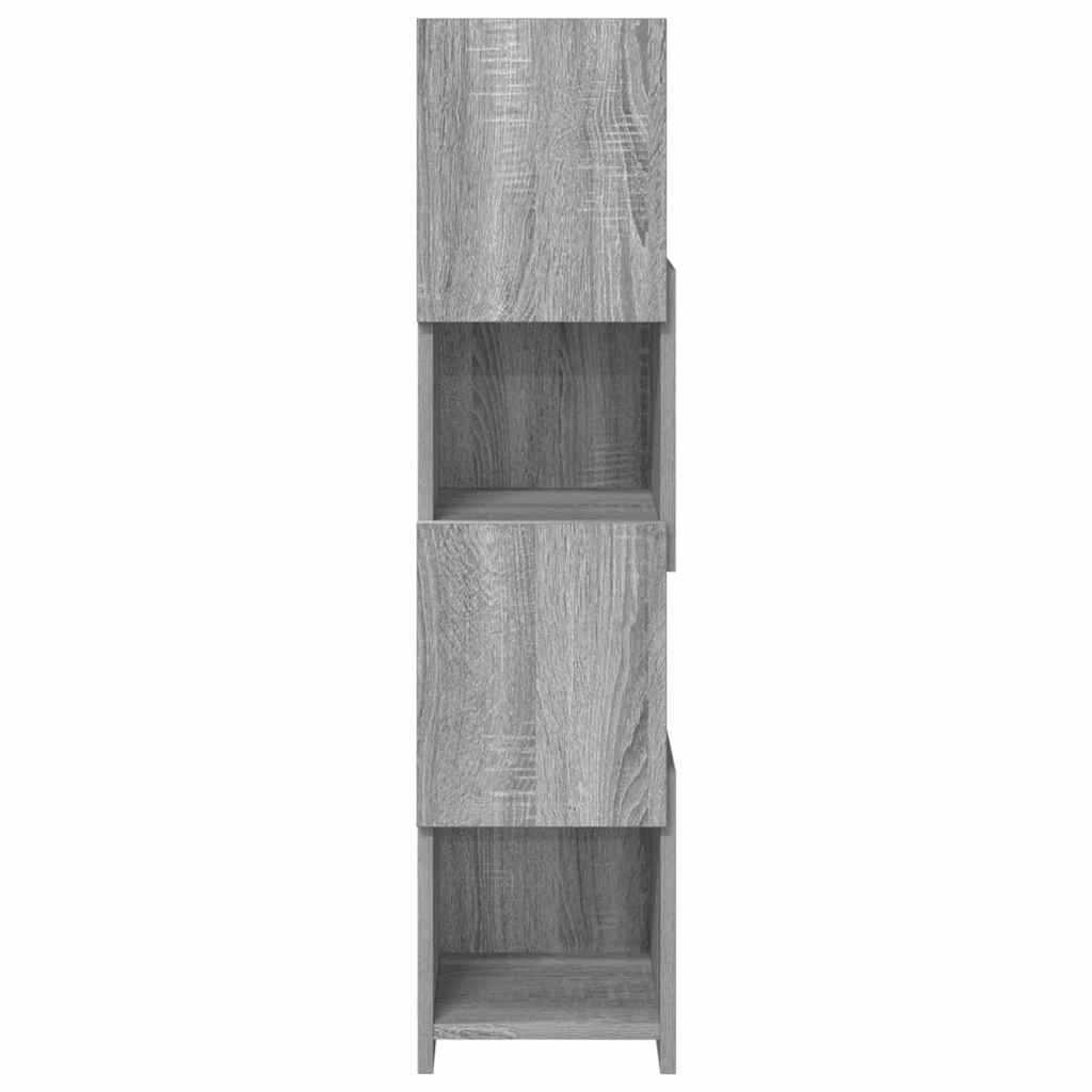 Dulap de colt Alb 25,5x25x102cm Lemn compozit — imaginea 7