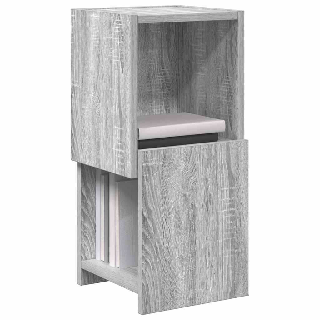 Dulap de colt Alb 25,5x25x55cm Lemn compozit — imaginea 4