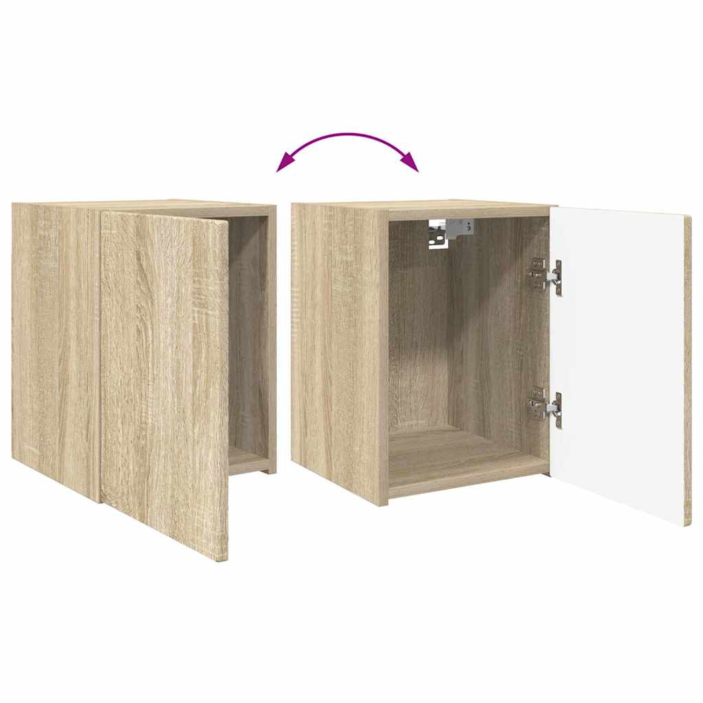 Dulap TV de perete Sonoma 30 x 31 x 40 cm Lemn compozit — imaginea 13