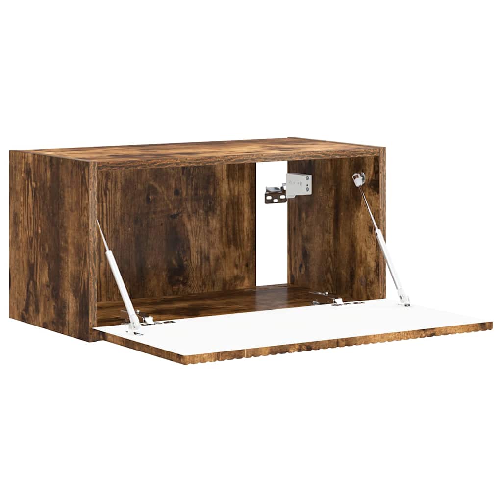 Dulap TV de perete Pe perete Stejar fumuriu 60 x 31 x 29.5 cm — imaginea 6