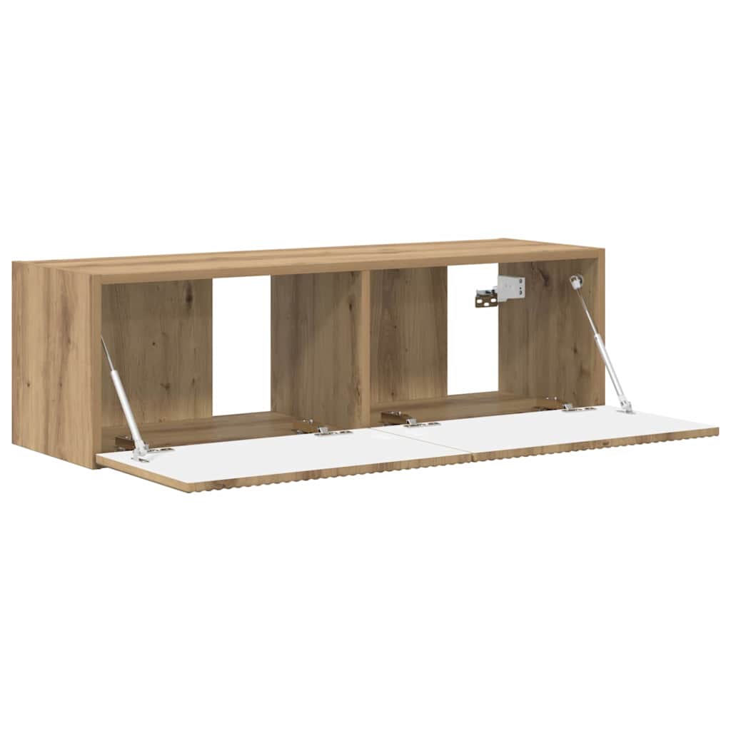 Dulap TV de perete Pe perete Stejar artizanal 60 x 31 x 29.5 cm — imaginea 6