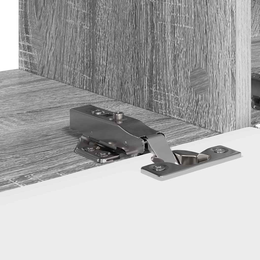 Dulap TV de perete Gri Sonoma 60 x 31 x 29.5 cm Lemn compozit — imaginea 11
