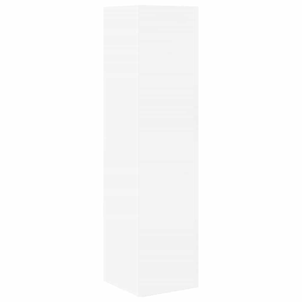 Dulap de colt Alb 25,5x25x102cm Lemn compozit — imaginea 8