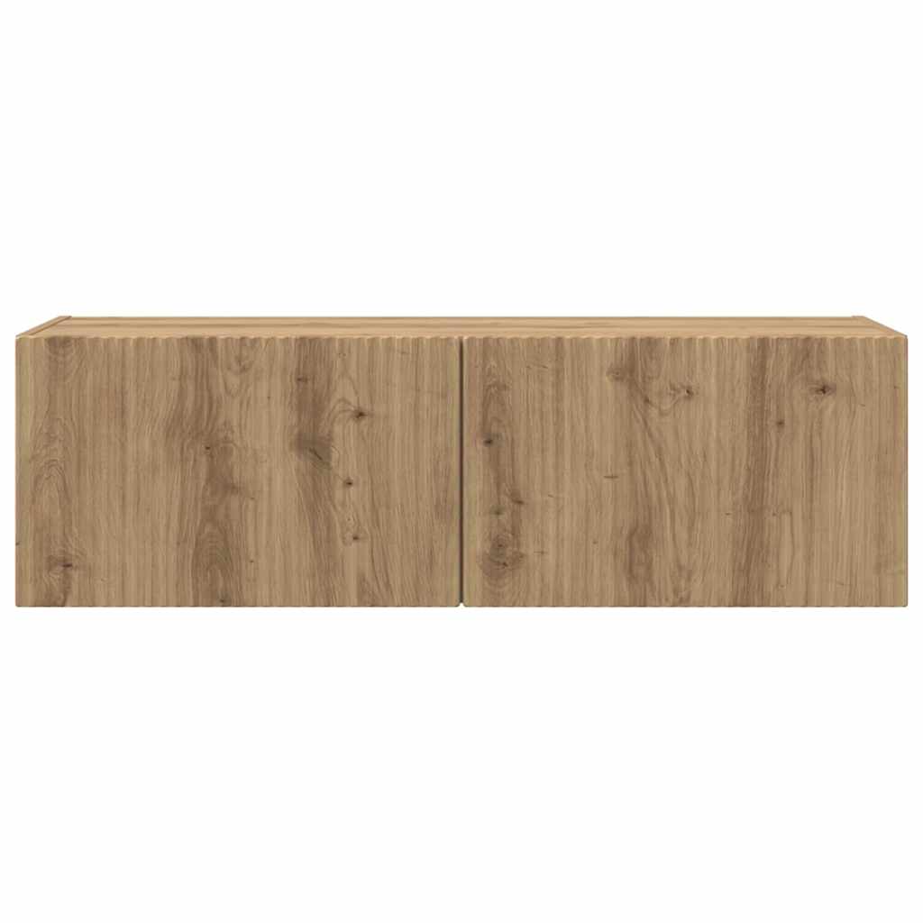 Dulap TV de perete Pe perete Stejar artizanal 60 x 31 x 29.5 cm — imaginea 7