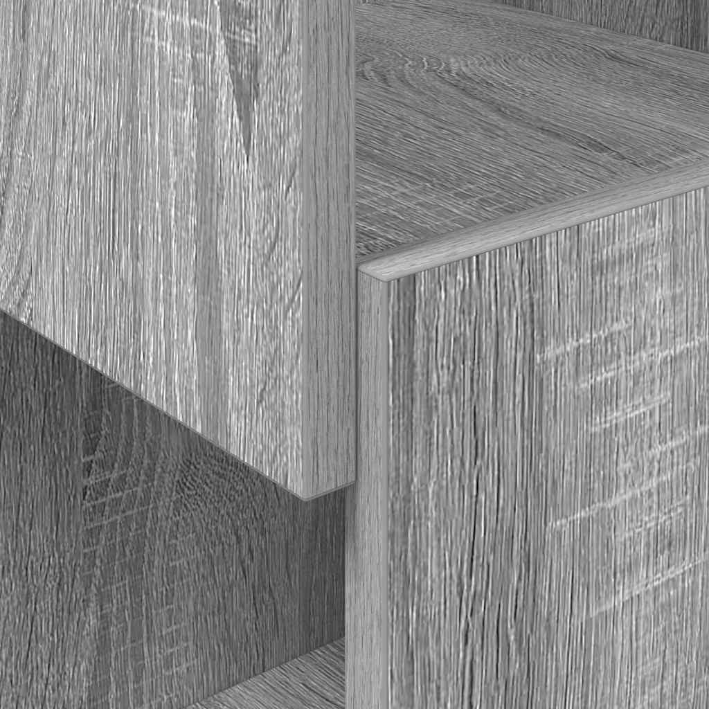 Dulap de colt Alb 25,5x25x102cm Lemn compozit — imaginea 9
