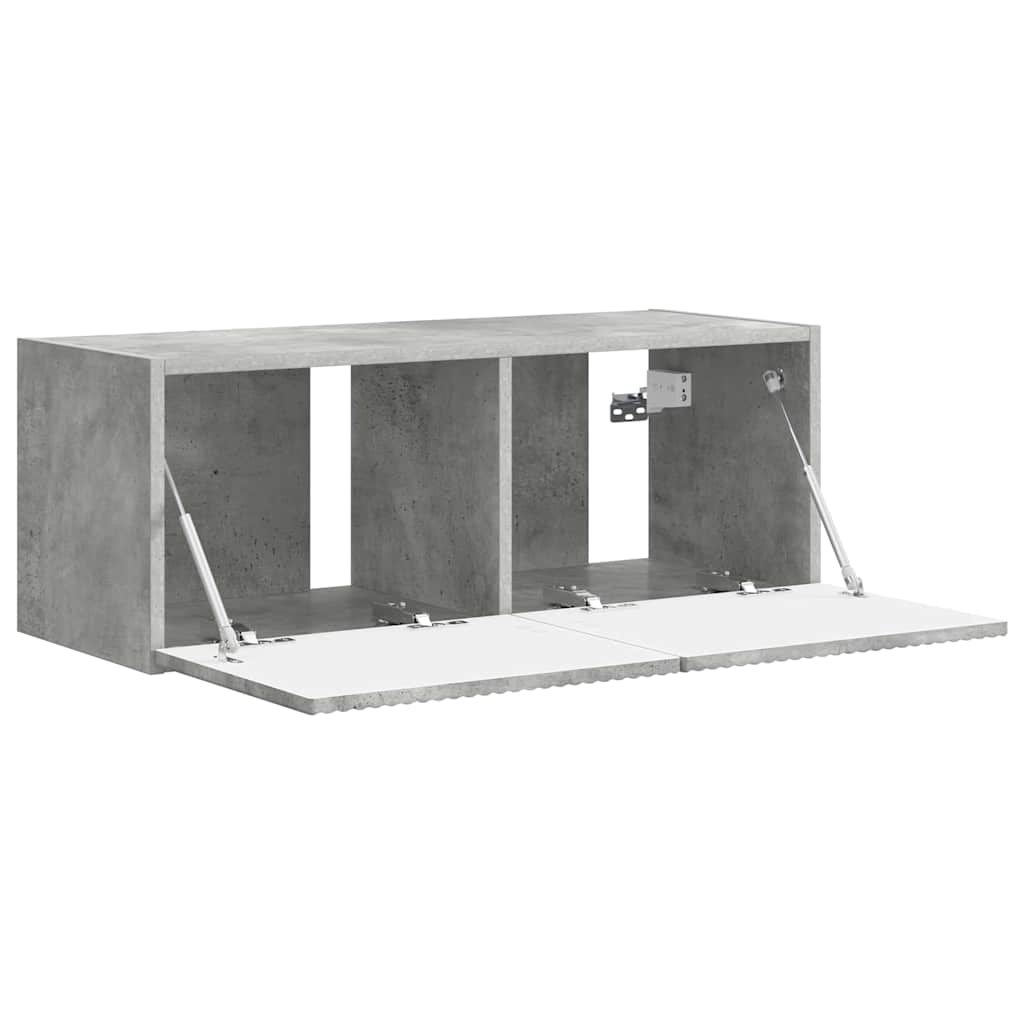 Dulap TV de perete Beton 60 x 31 x 29.5 cm Lemn compozit — imaginea 6