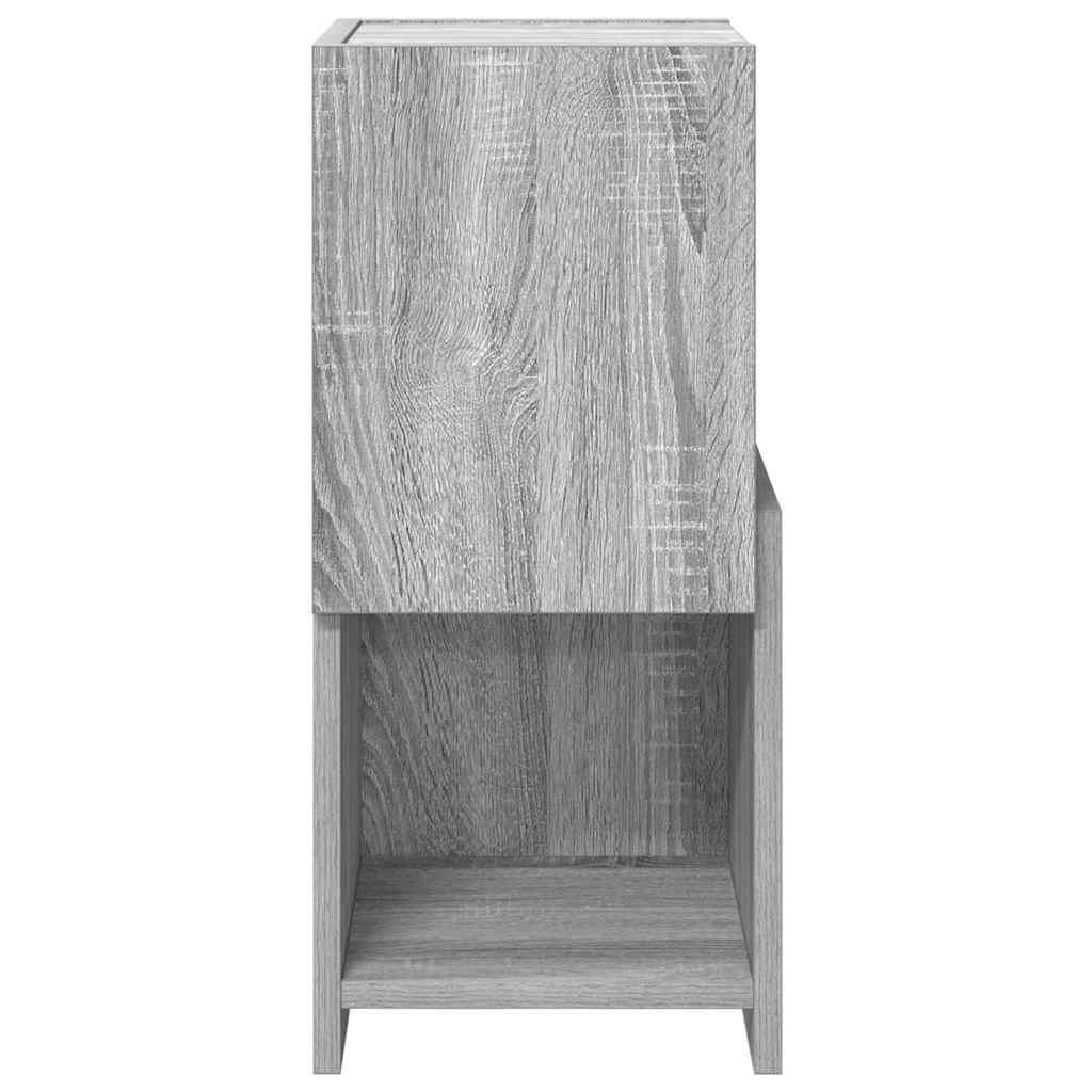 Dulap de colt Alb 25,5x25x55cm Lemn compozit — imaginea 6
