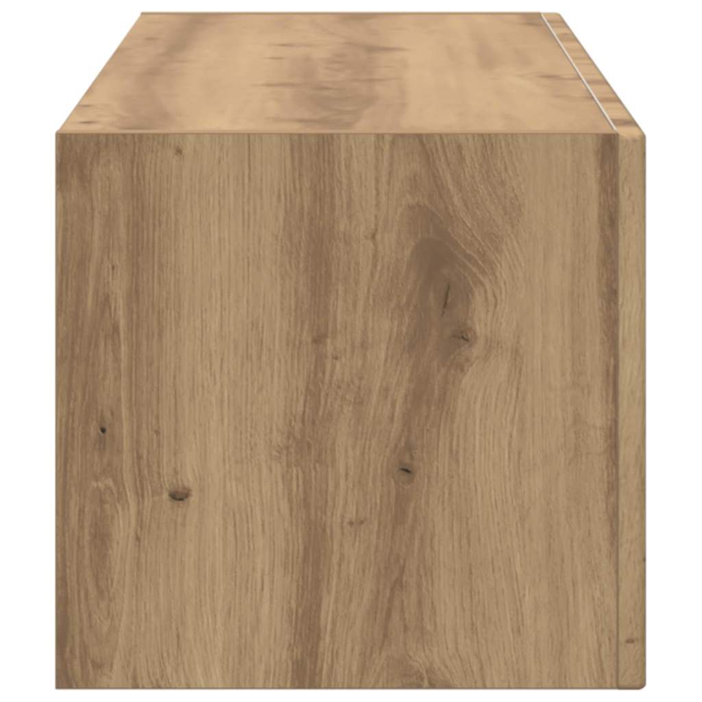 Dulap TV de perete Pe perete Stejar artizanal 60 x 31 x 29.5 cm — imaginea 8