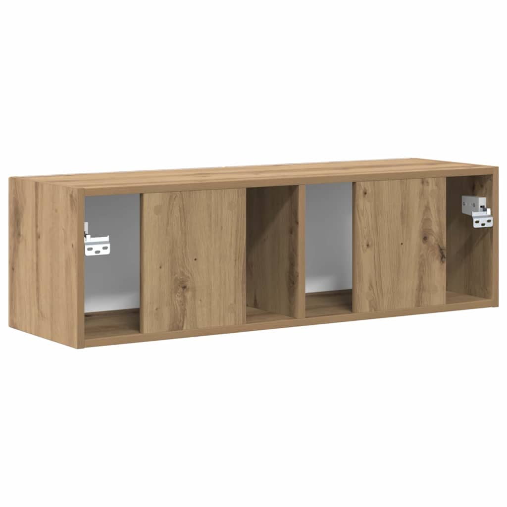 Dulap TV de perete Pe perete Stejar artizanal 60 x 31 x 29.5 cm — imaginea 9