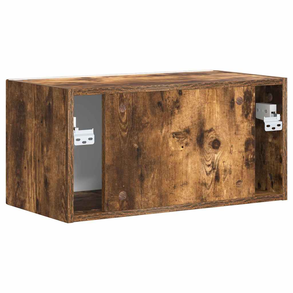 Dulap TV de perete Pe perete Stejar fumuriu 60 x 31 x 29.5 cm — imaginea 9