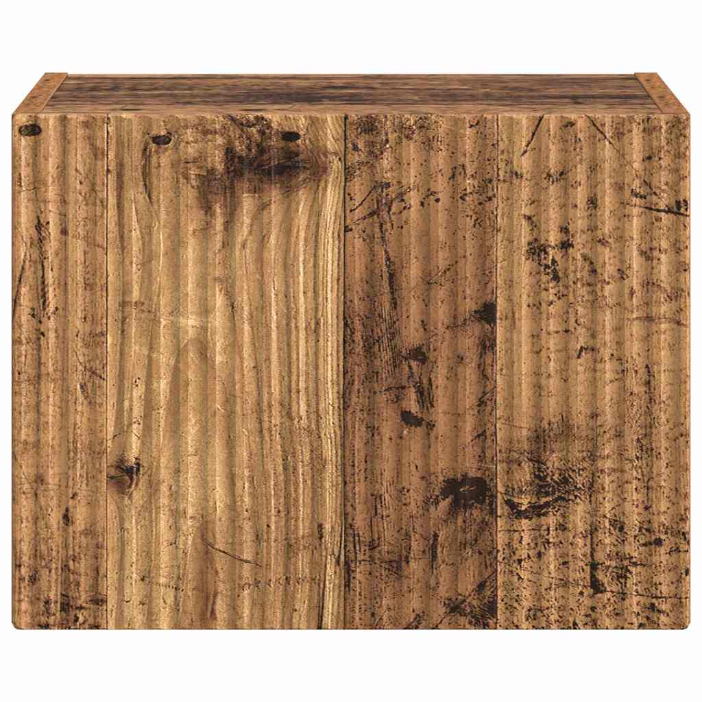 Dulap TV de perete Lemn Vechi 60 x 31 x 29.5 cm Lemn compozit — imaginea 7