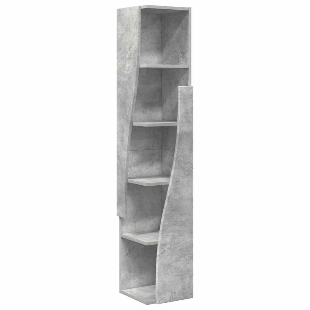 Dulap de colt Alb 27,5x27x140cm Lemn compozit