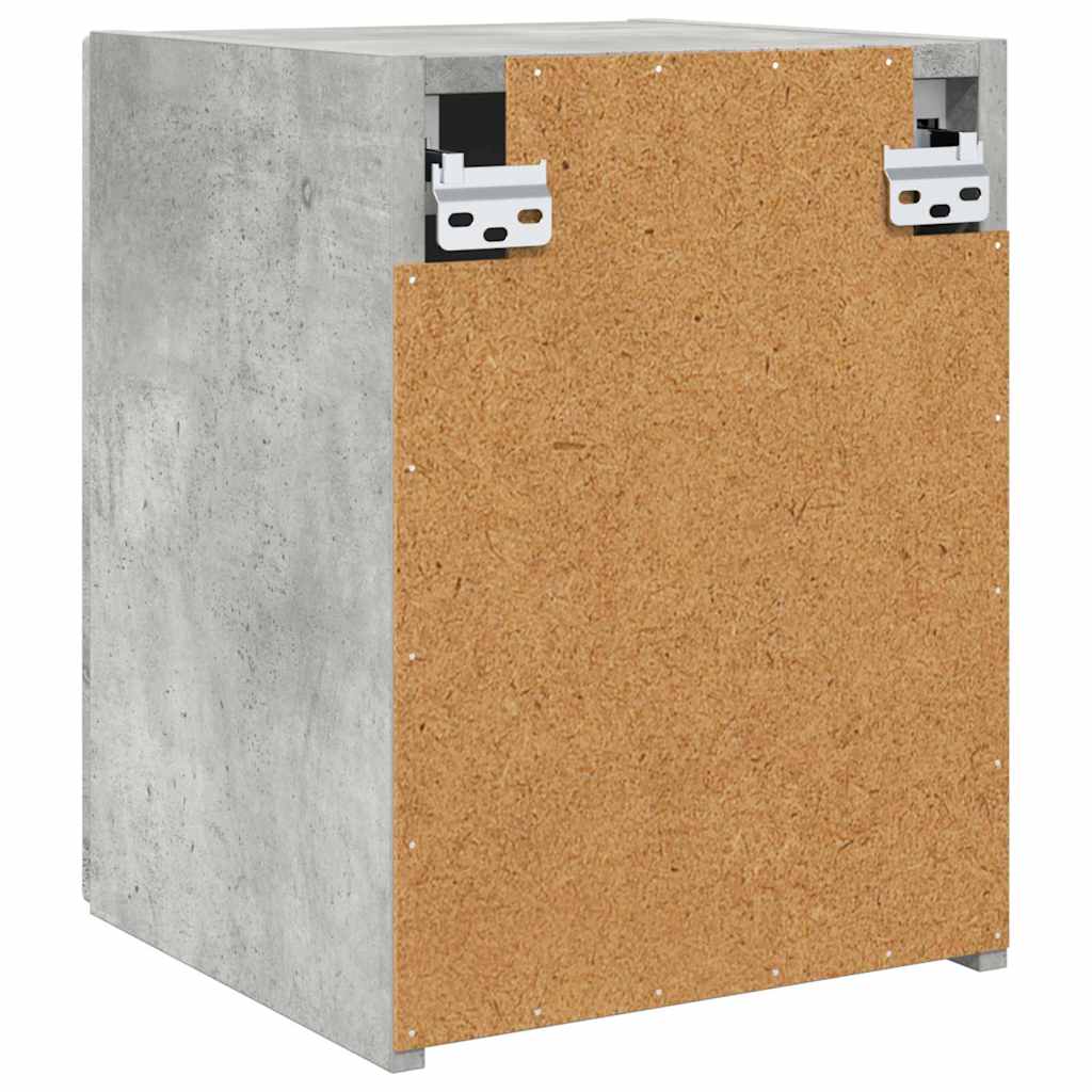 Dulap TV de perete 2 pcs Beton 30 x 31 x 40 cm Lemn compozit — imaginea 3